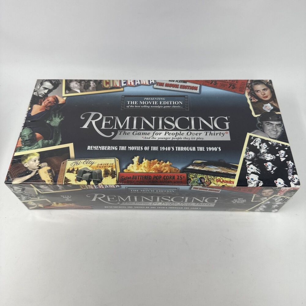 Reminiscing Movie Edition Game Sealed Collectors Vintage Unopened